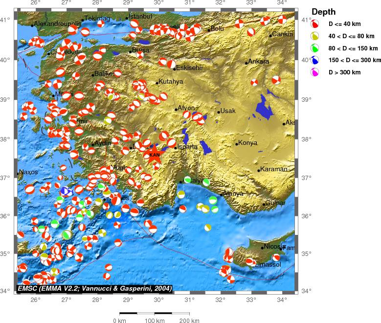 Regional moment Tensor
