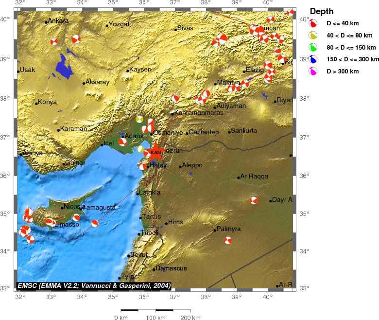 Regional moment Tensor