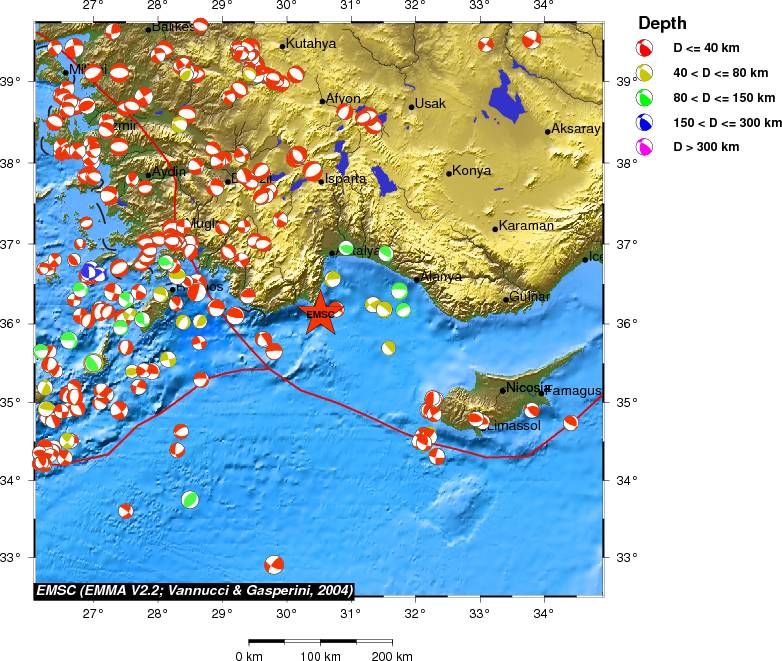 Regional moment Tensor