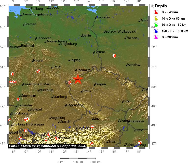 Regional moment Tensor
