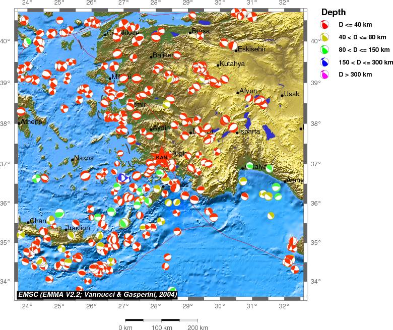 Regional moment Tensor