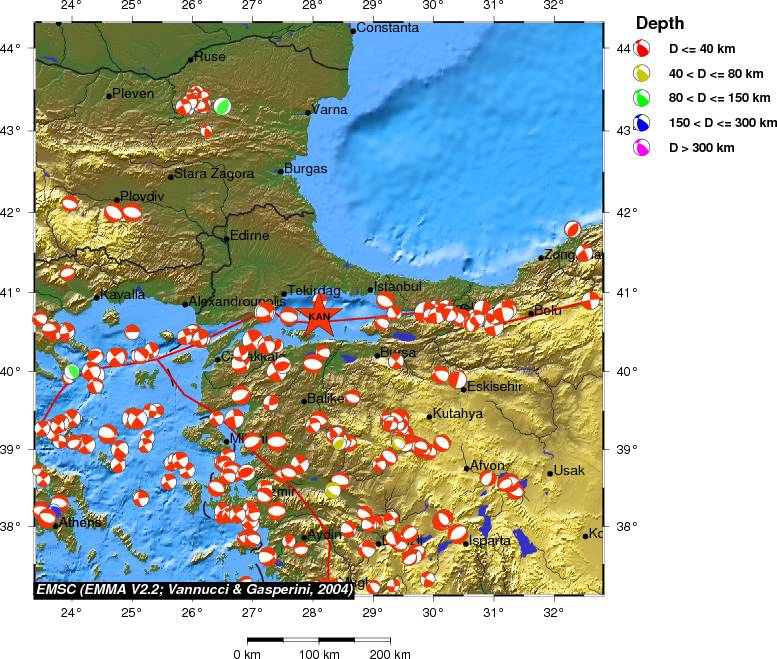 Regional moment Tensor