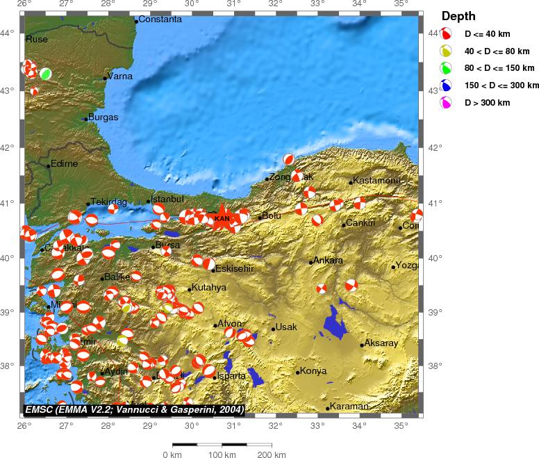 Regional moment Tensor