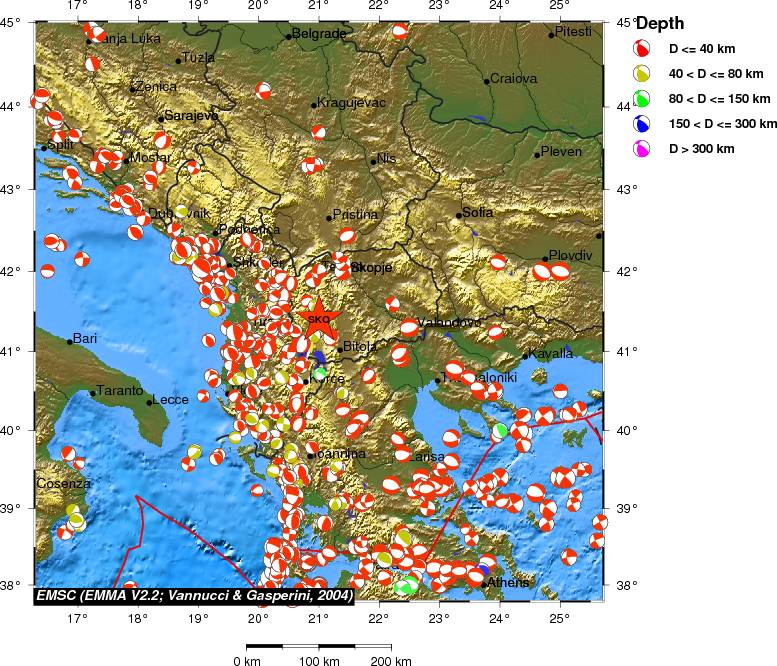 Regional moment Tensor