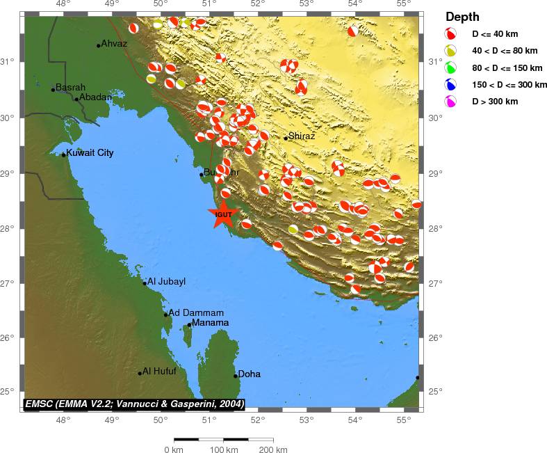 Regional moment Tensor