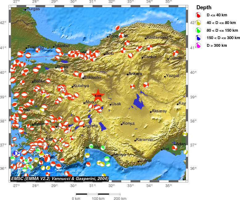 Regional moment Tensor
