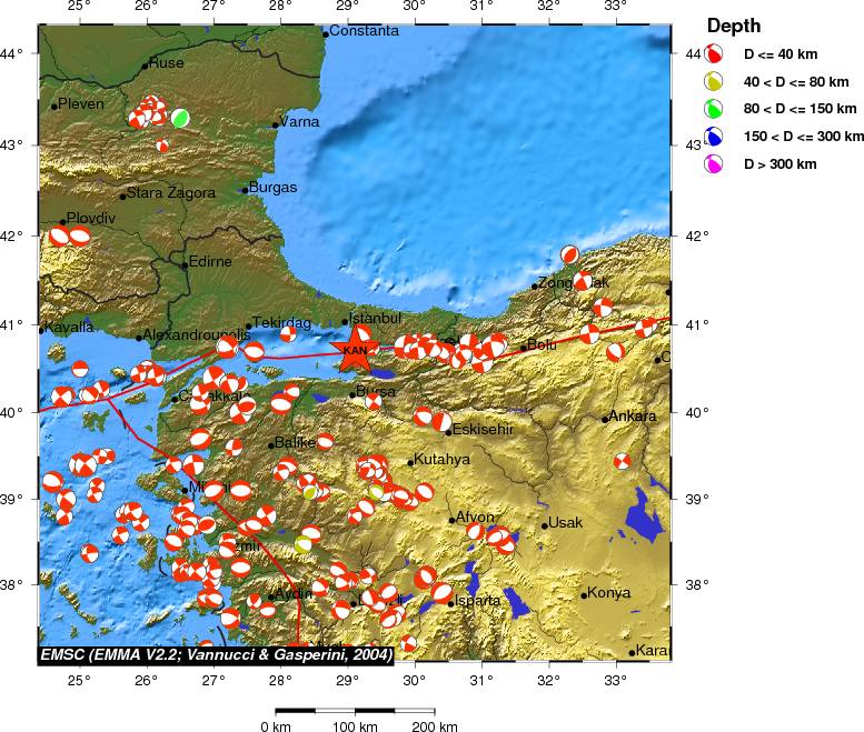 Regional moment Tensor
