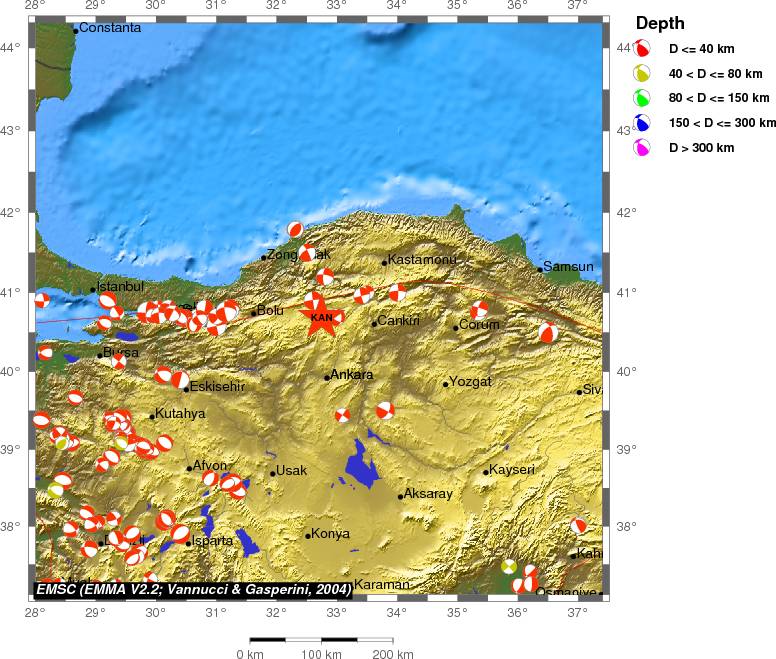 Regional moment Tensor