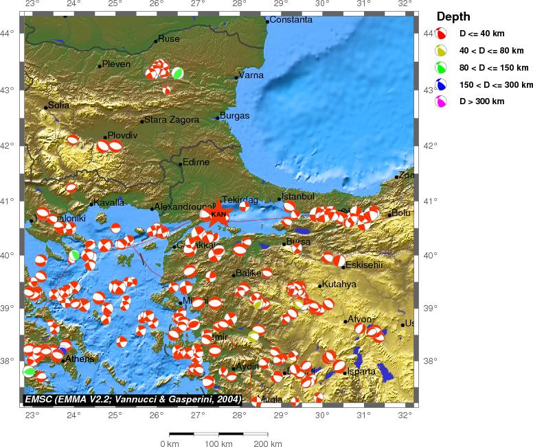 Regional moment Tensor