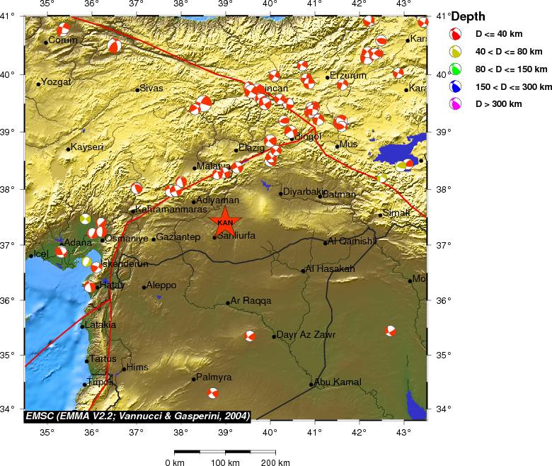 Regional moment Tensor