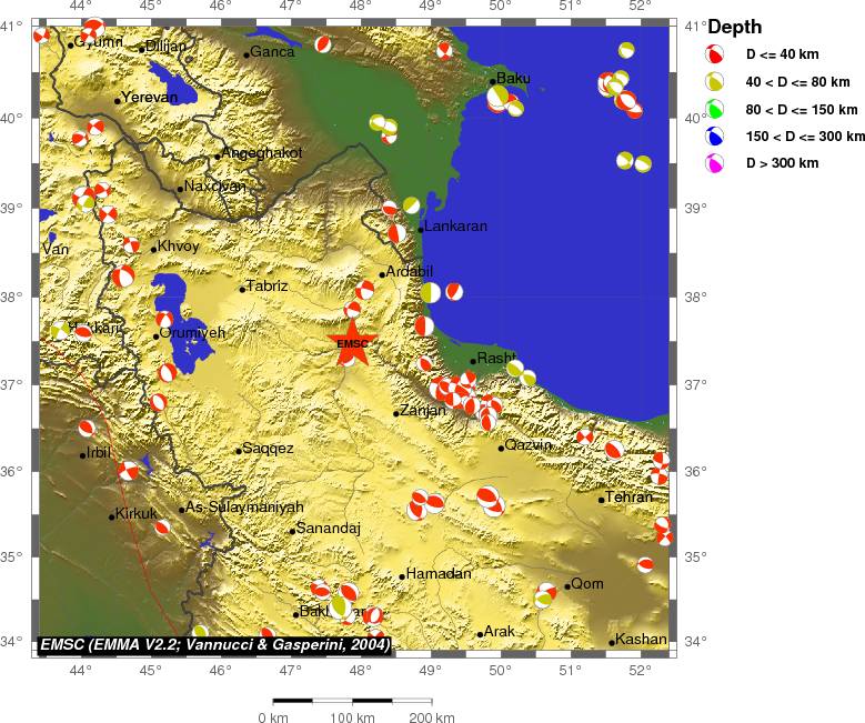 Regional moment Tensor
