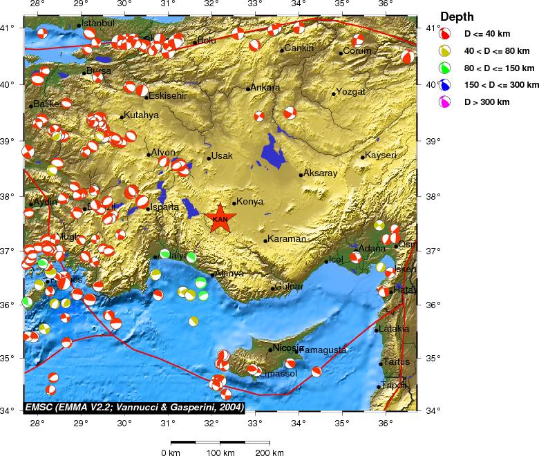 Regional moment Tensor