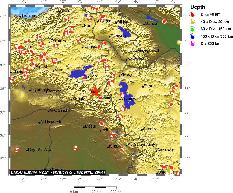 Regional moment Tensor
