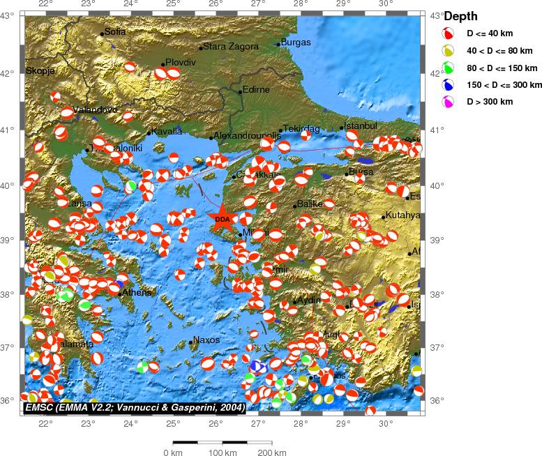 Regional moment Tensor
