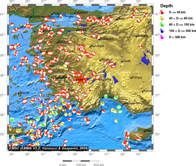 Regional moment Tensor