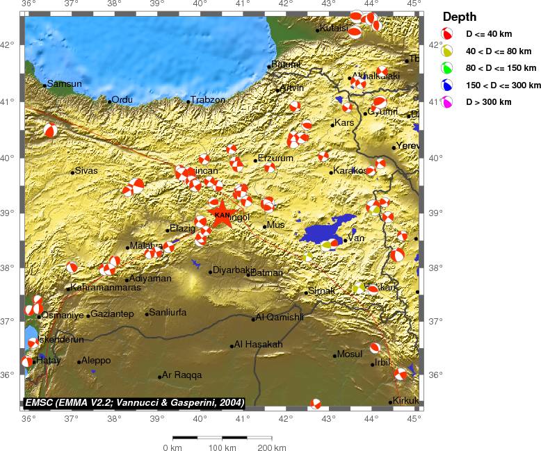 Regional moment Tensor
