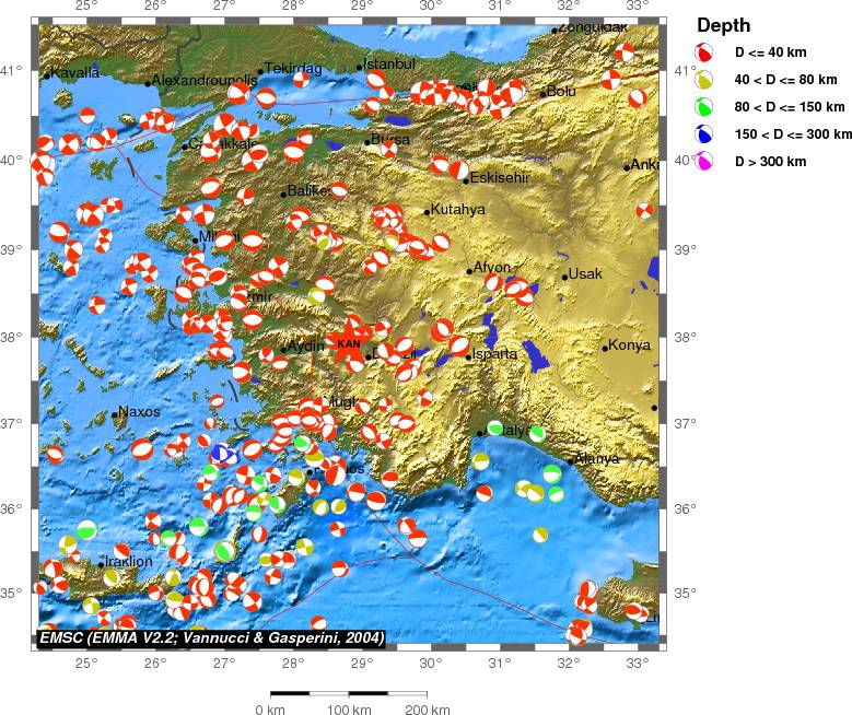 Regional moment Tensor