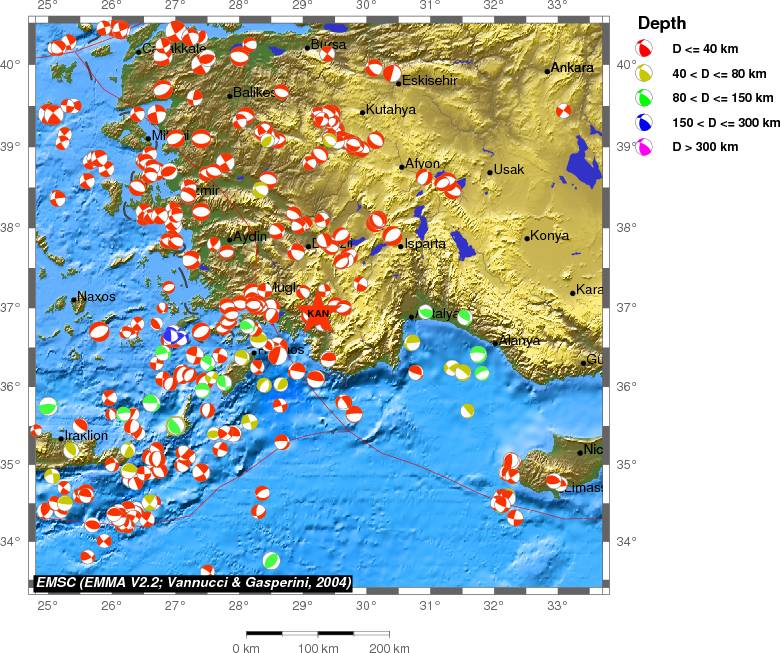 Regional moment Tensor