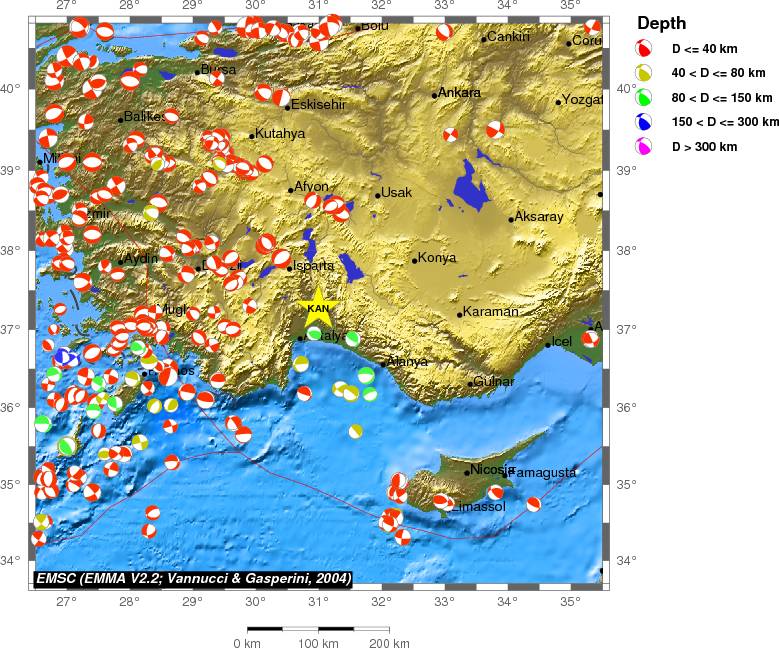 Regional moment Tensor