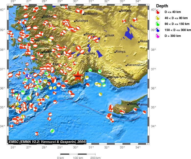 Regional moment Tensor