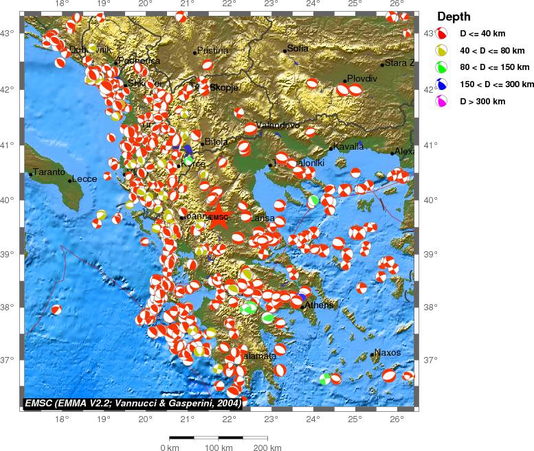Regional moment Tensor