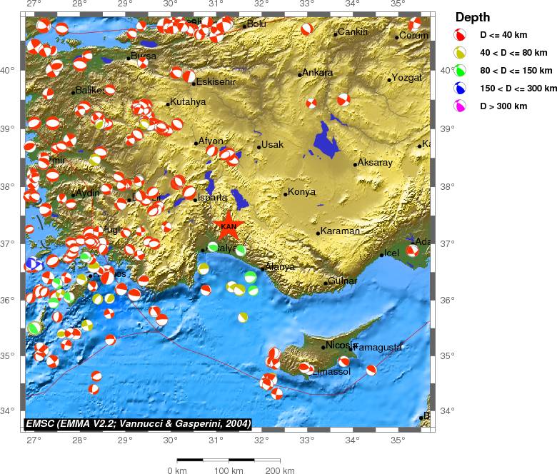 Regional moment Tensor