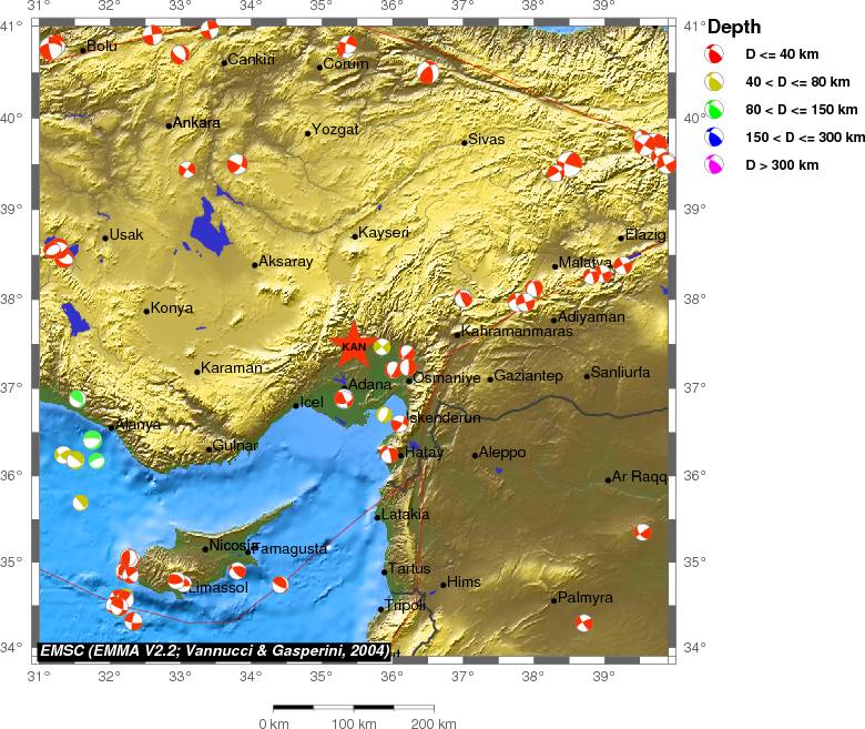 Regional moment Tensor