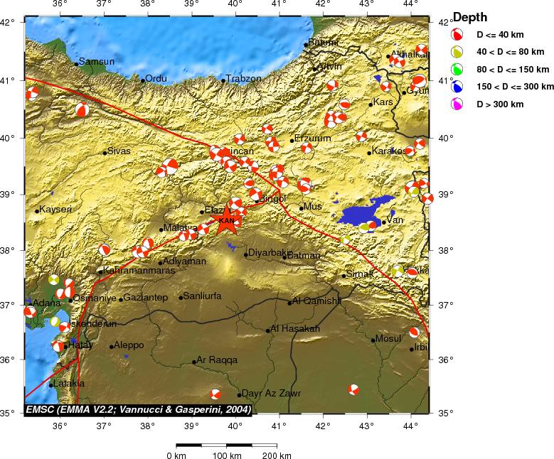 Regional moment Tensor