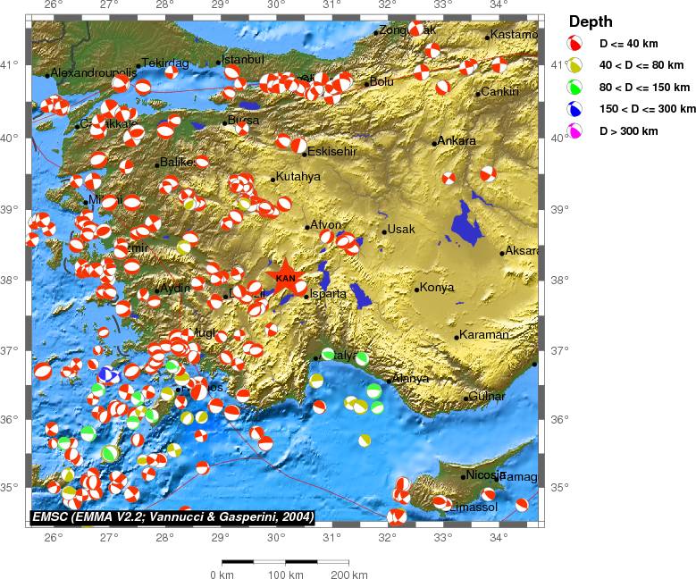 Regional moment Tensor