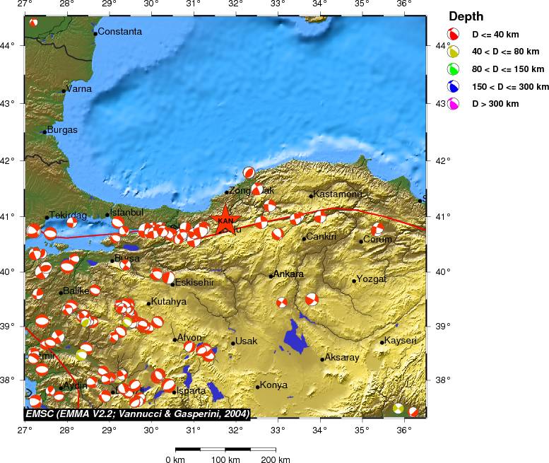 Regional moment Tensor