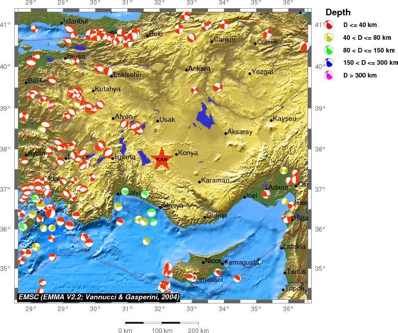 Regional moment Tensor