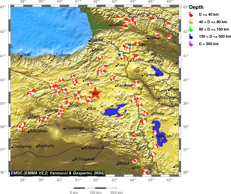 Regional moment Tensor