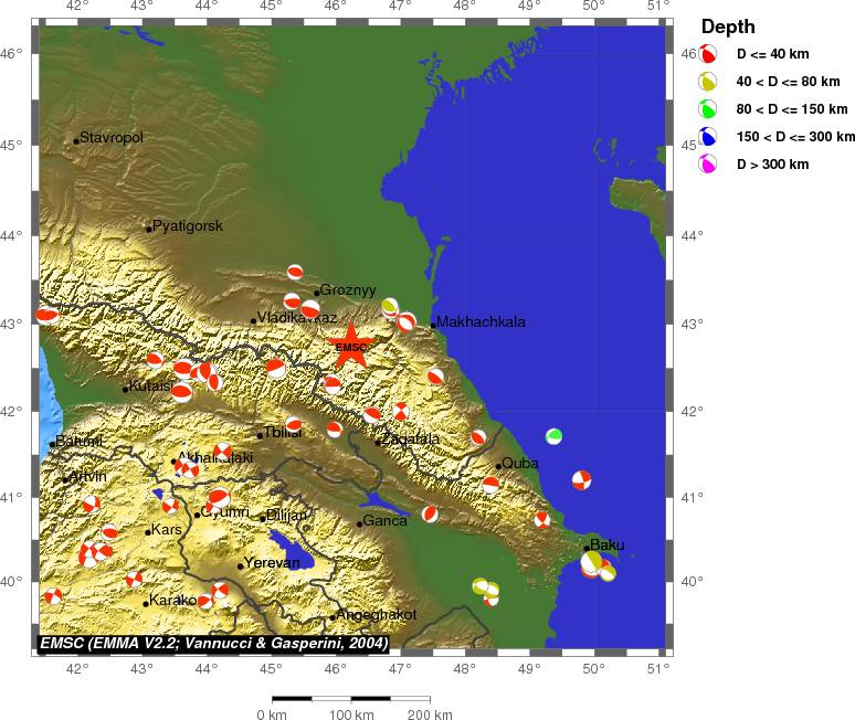 Regional moment Tensor