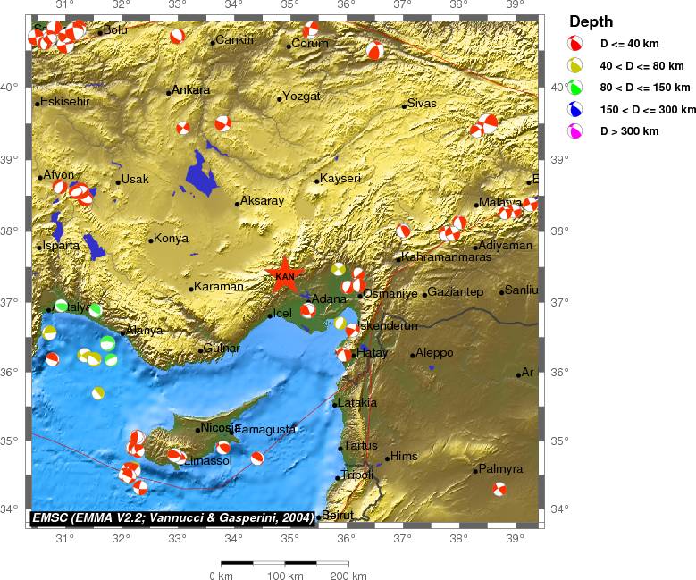 Regional moment Tensor