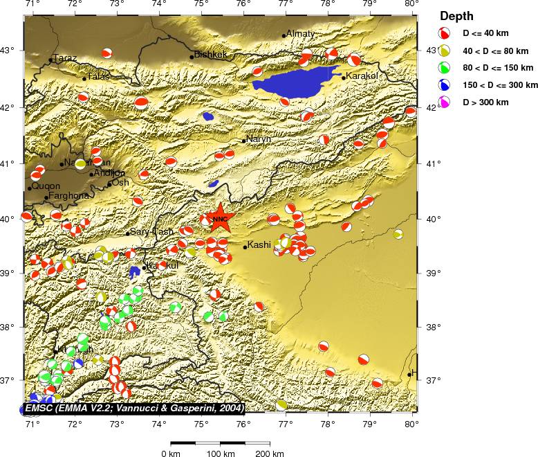 Regional moment Tensor
