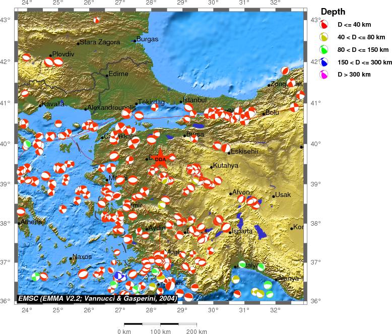 Regional moment Tensor