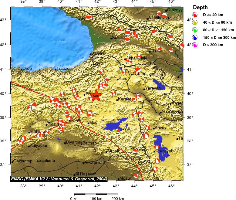 Regional moment Tensor