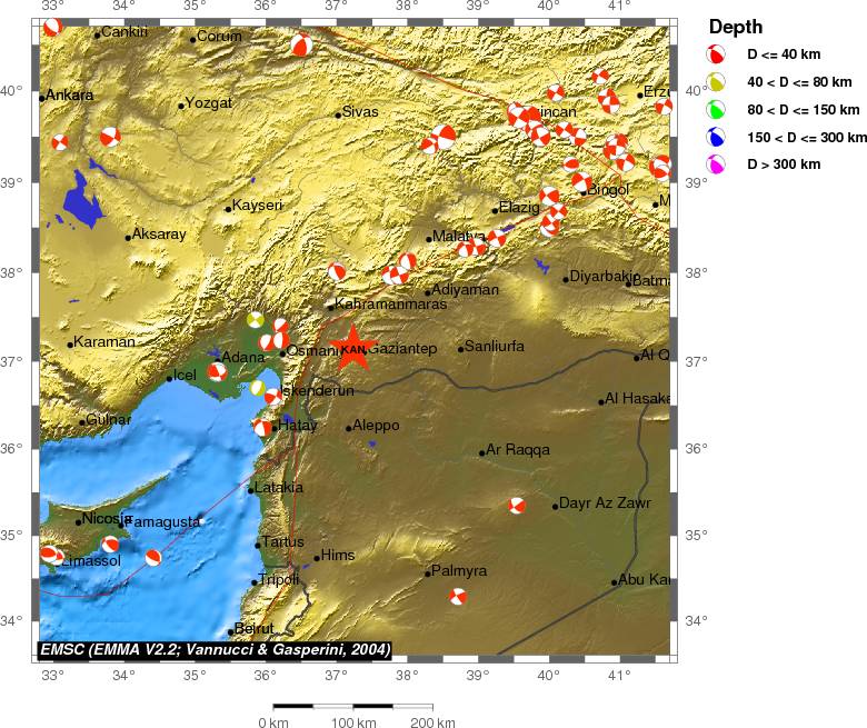 Regional moment Tensor