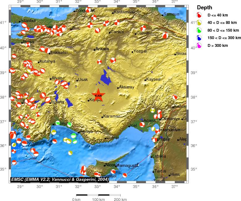 Regional moment Tensor
