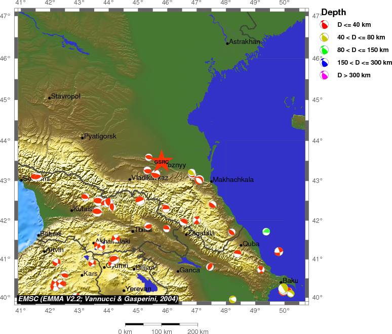 Regional moment Tensor