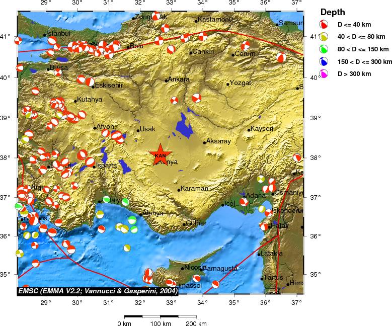 Regional moment Tensor