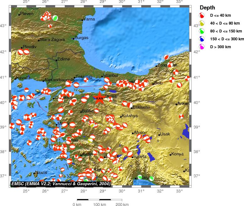 Regional moment Tensor