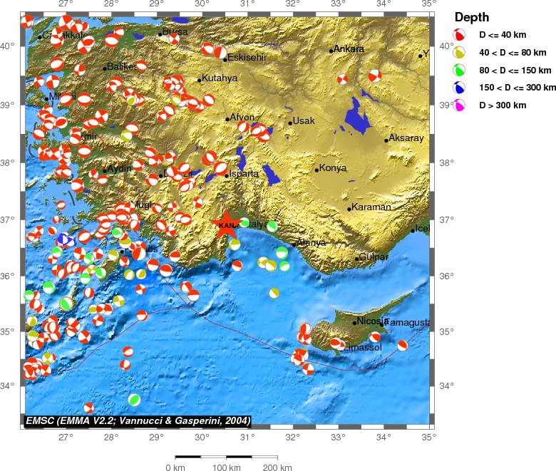Regional moment Tensor