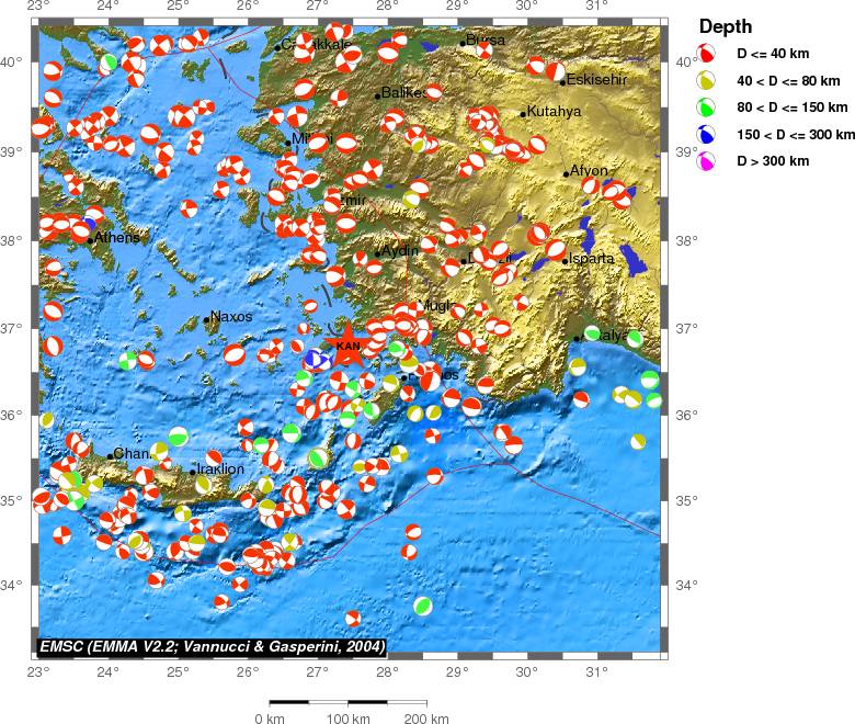 Regional moment Tensor