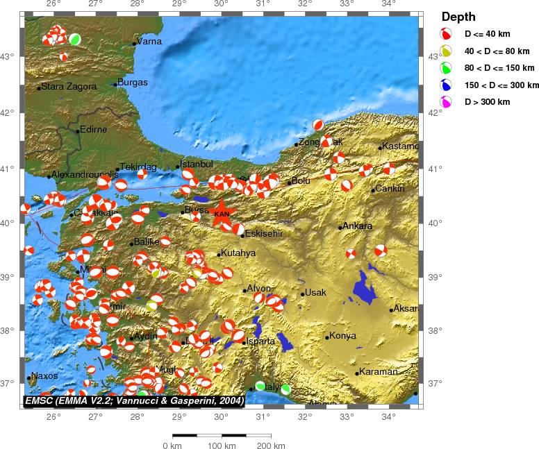 Regional moment Tensor