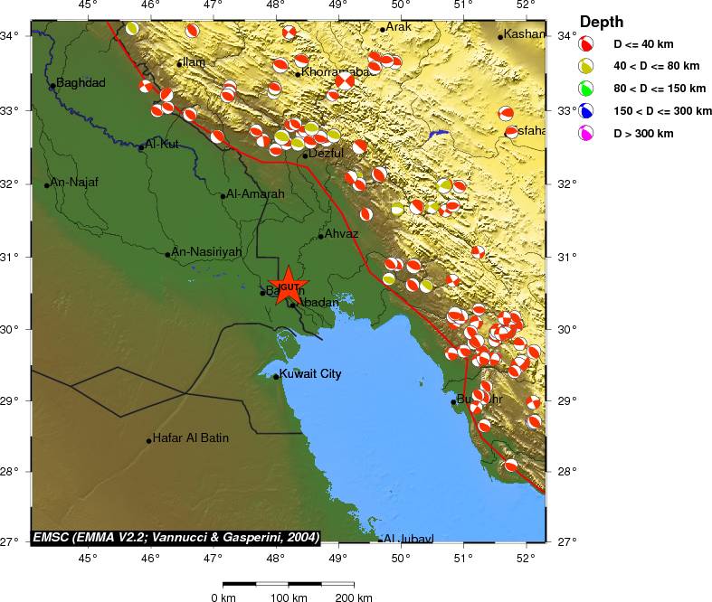 Regional moment Tensor