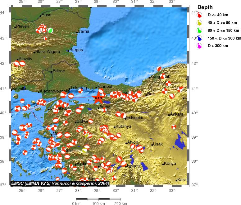 Regional moment Tensor