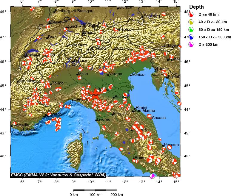 Regional moment Tensor