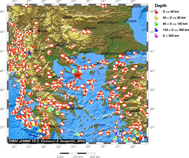 Regional moment Tensor