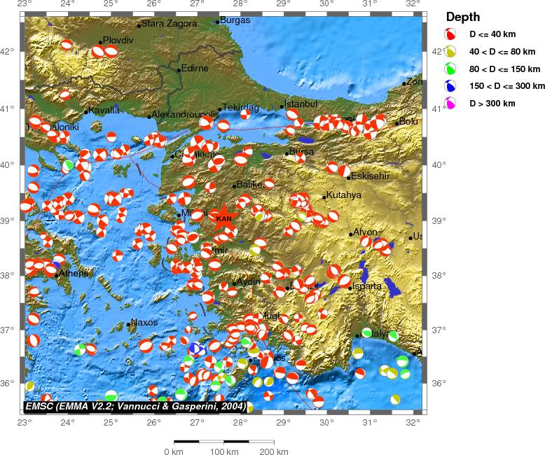 Regional moment Tensor